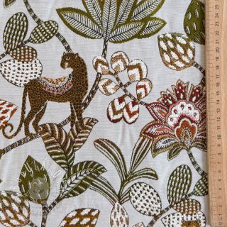 Dekoračná látka jacquard Soliman allover blanc