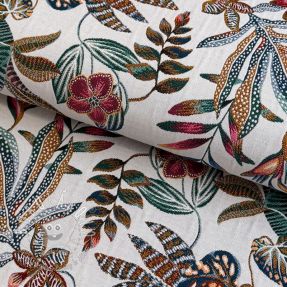 Dekoračná látka jacquard Neroli allover blanc