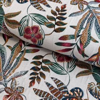 Dekoračná látka jacquard Neroli allover blanc