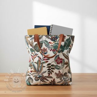 Dekoračná látka jacquard Neroli allover blanc