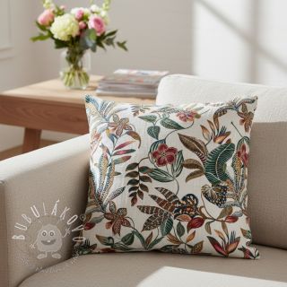 Dekoračná látka jacquard Neroli allover blanc