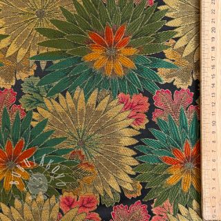 Dekoračná látka jacquard Matcha allover kaki