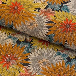 Dekoračná látka jacquard Matcha allover peanut