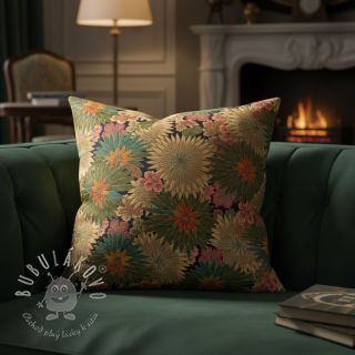 Dekoračná látka jacquard Matcha allover kaki