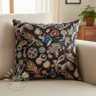 Dekoračná látka jacquard Neroli allover nuit