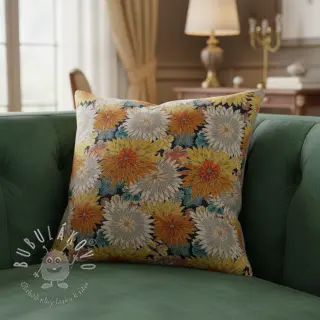 Dekoračná látka jacquard Matcha allover peanut
