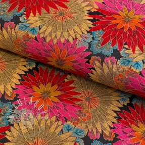 Dekoračná látka jacquard Matcha allover rouge