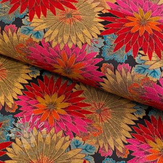 Dekoračná látka jacquard Matcha allover rouge