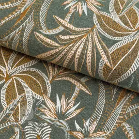 Dekoračná látka jacquard Moranto allover kaki