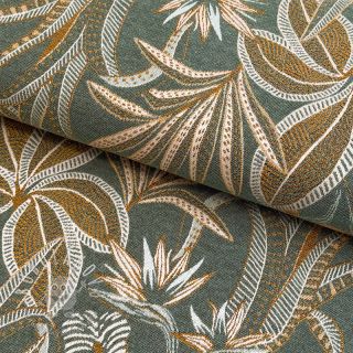 Dekoračná látka jacquard Moranto allover kaki