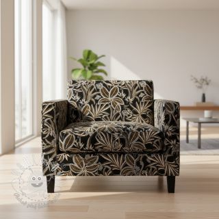 Dekoračná látka jacquard Moranto allover noir