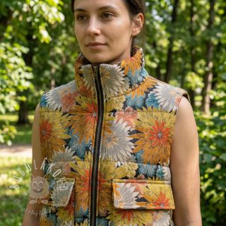 Dekoračná látka jacquard Matcha allover peanut