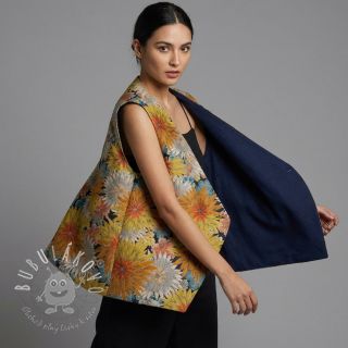 Dekoračná látka jacquard Matcha allover peanut