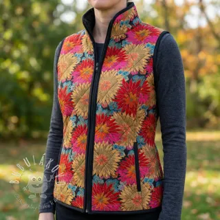 Dekoračná látka jacquard Matcha allover rouge
