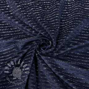 Zamat VELVET LUREX Stripe marine