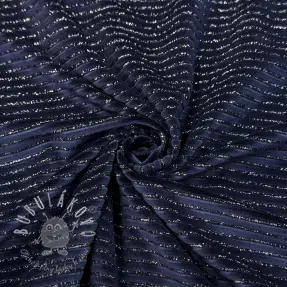 Zamat VELVET LUREX Stripe marine