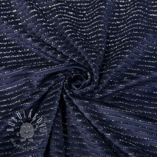 Zamat VELVET LUREX Stripe marine