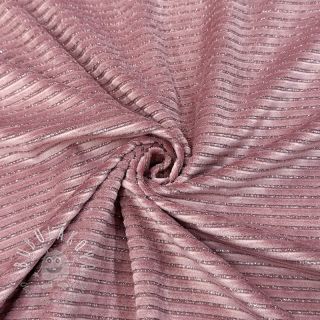 Zamat VELVET LUREX Stripe pink