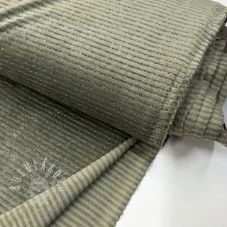 Zamat VELVET LUREX Stripe camo green