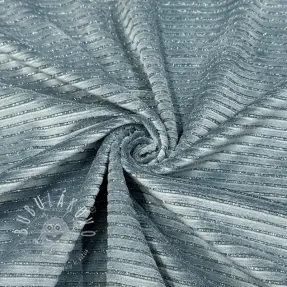 Zamat VELVET LUREX Stripe ocean green