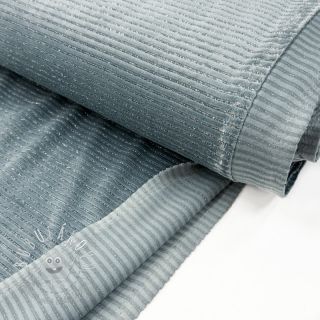 Zamat VELVET LUREX Stripe ocean green