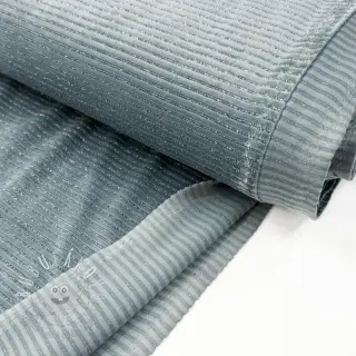 Zamat VELVET LUREX Stripe ocean green