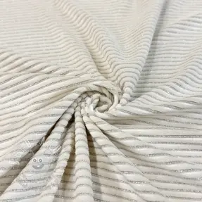 Zamat VELVET LUREX Stripe off white