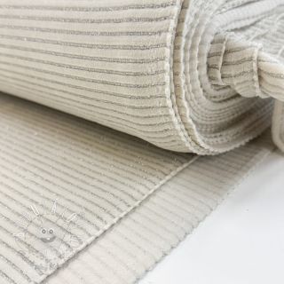 Zamat VELVET LUREX Stripe off white