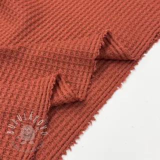 Svetrovina WAFFLE BIG KNIT rust