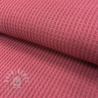 Svetrovina WAFFLE BIG KNIT dark salmon