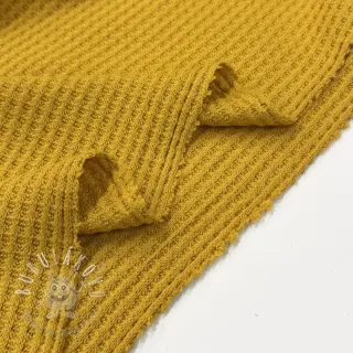 Svetrovina WAFFLE BIG KNIT ochre