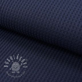 Svetrovina WAFFLE BIG KNIT navy