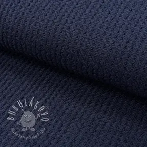 Svetrovina WAFFLE BIG KNIT navy