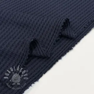 Svetrovina WAFFLE BIG KNIT navy