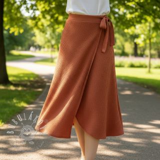 Svetrovina WAFFLE BIG KNIT rust