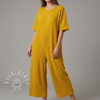 Svetrovina WAFFLE BIG KNIT ochre