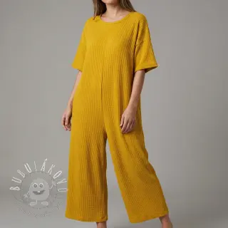 Svetrovina WAFFLE BIG KNIT ochre