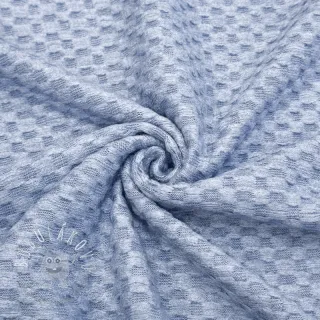 Pletenina Angora honey blue