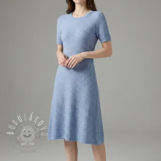 Pletenina Angora honey blue