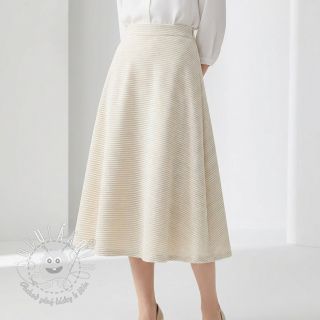 Zamat VELVET LUREX Stripe off white