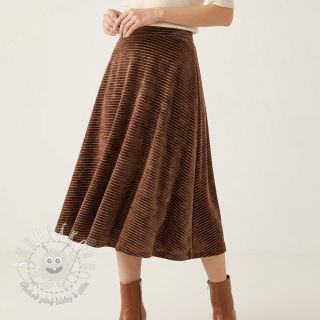 Zamat VELVET LUREX Stripe dark brown