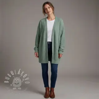 Pletenina Angora honey ocean green