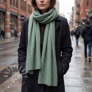 Pletenina Angora honey ocean green