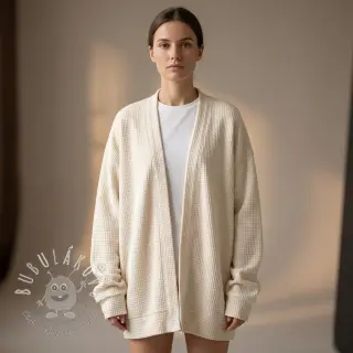 Pletenina Angora honey off white