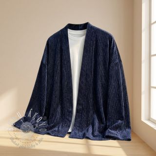 Zamat VELVET LUREX Stripe marine