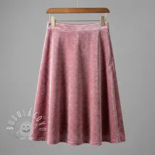 Zamat VELVET LUREX Stripe pink