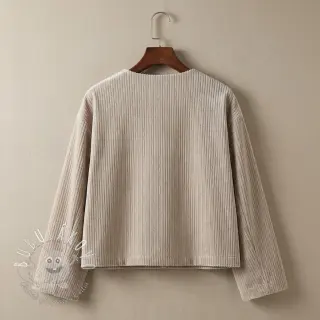 Zamat VELVET LUREX Stripe beige