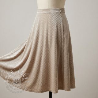 Zamat VELVET LUREX Stripe beige