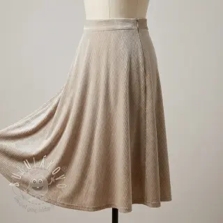 Zamat VELVET LUREX Stripe beige