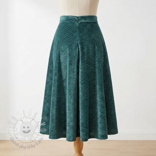 Zamat VELVET LUREX Stripe forest green